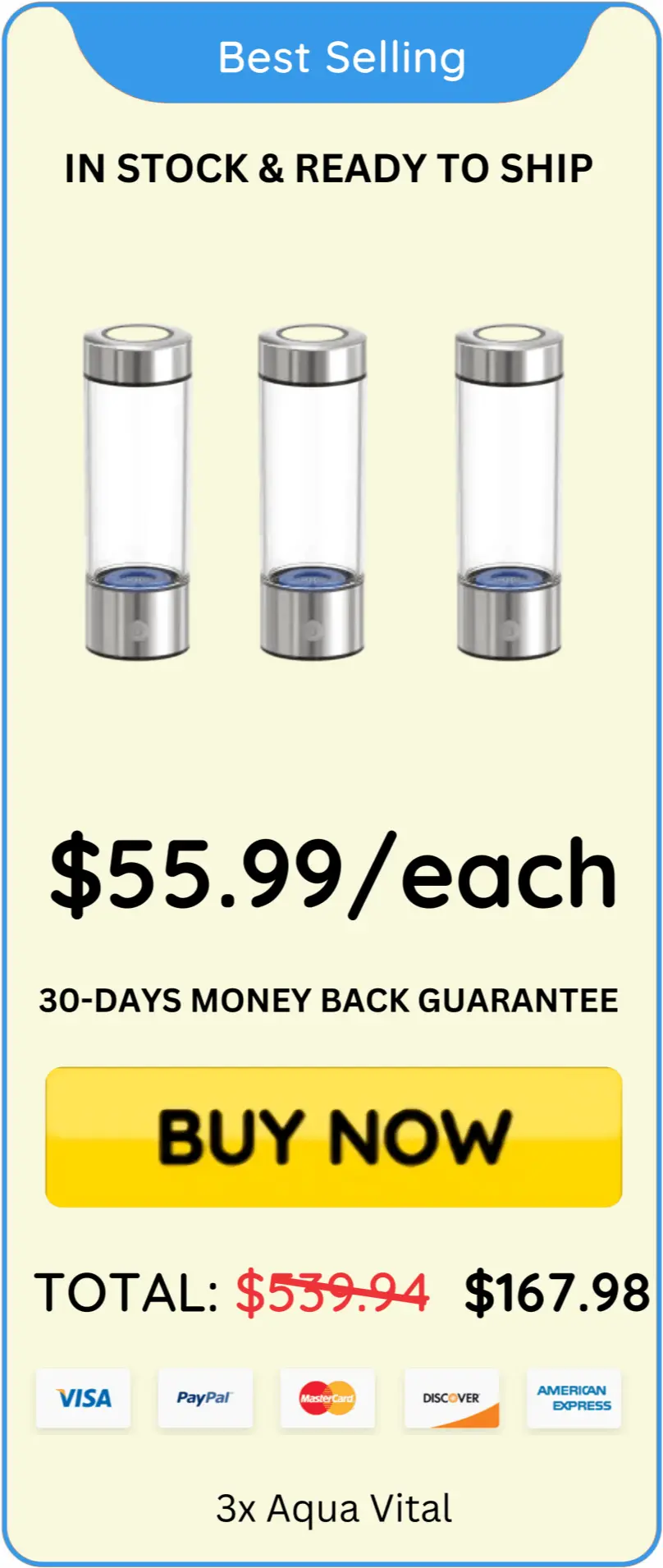 Aqua Vital offer price 