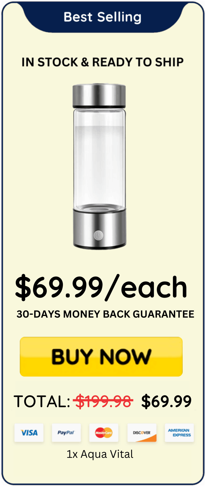 Aqua Vital offer price 